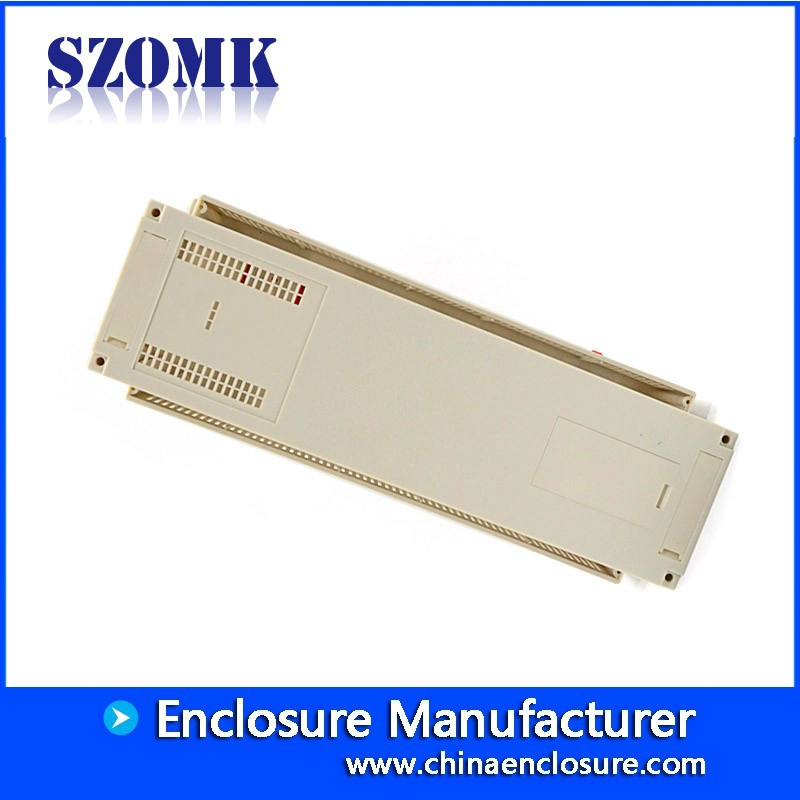 300*110*110mm plastic din rail enclosure for eletronic device plastic industrial housing from szomk