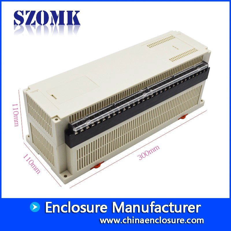 300 * 110 * 110 mm szomk din rail kunststof behuizing AK-P-23a