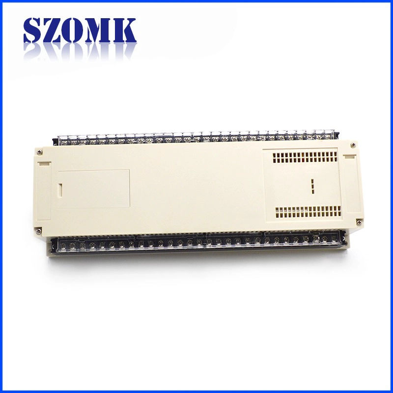 300*110*60mm SZOMK plastic din rail PLC instrument enclosure housing box for electronic devices/AK-P-26a