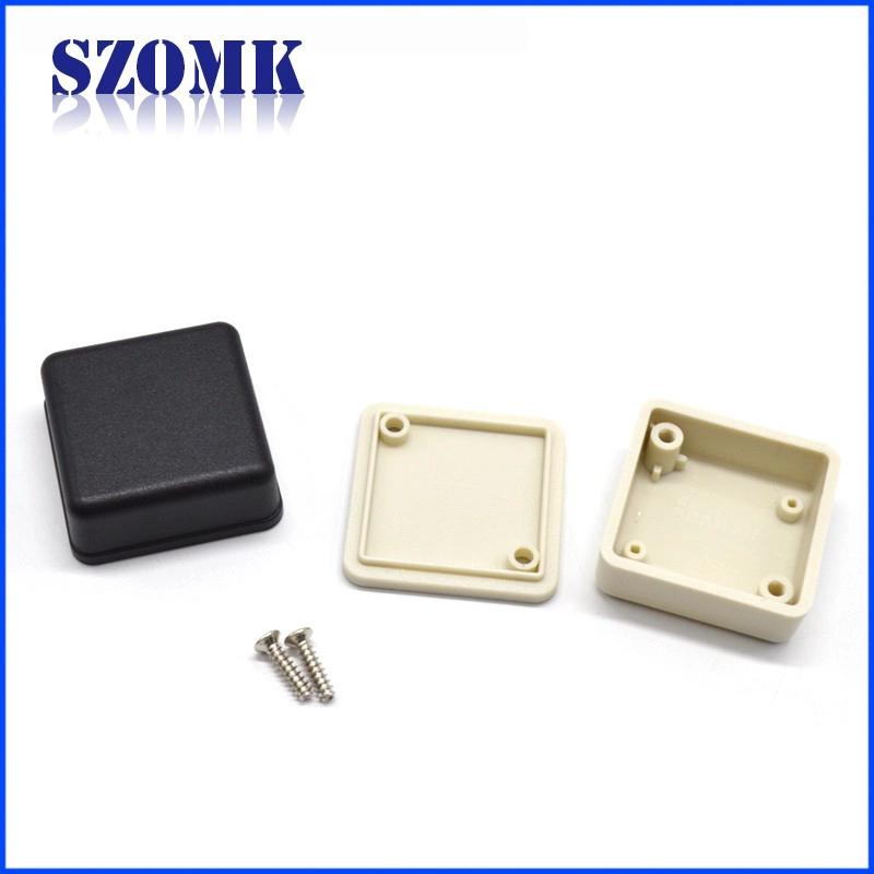 36*36*15mm black/white color abs custom plastic instrument enclosure box /AK-S-107