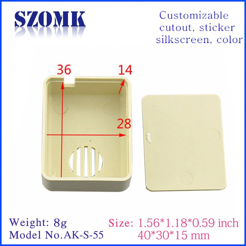 40x30x15mm Heatsink ABS Plastic Enclosure /AK-S-55