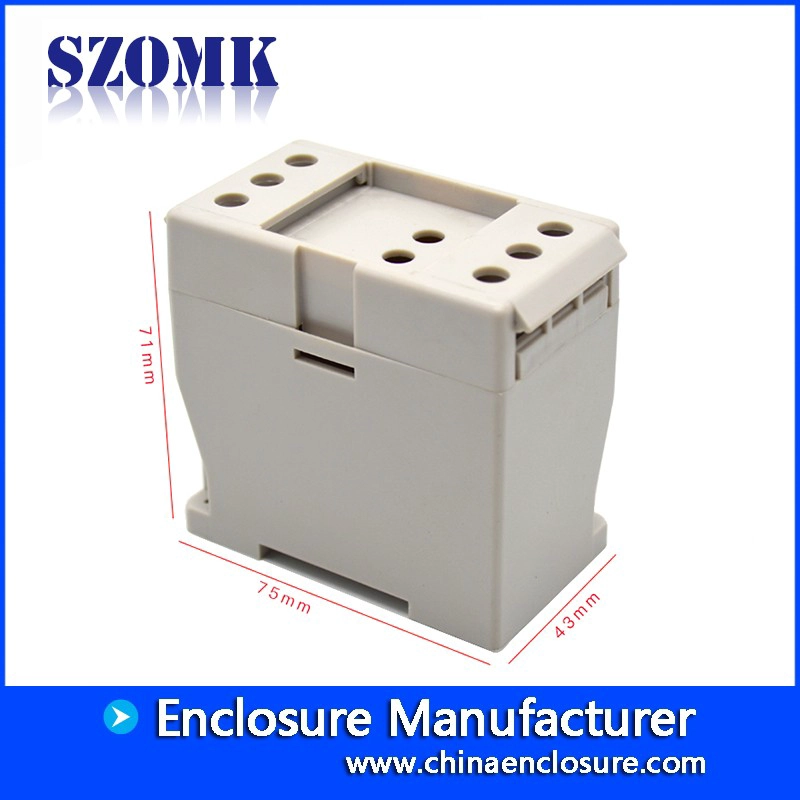 80*71*43mm plastic project box electronics pcb enclosure AK-DR-27