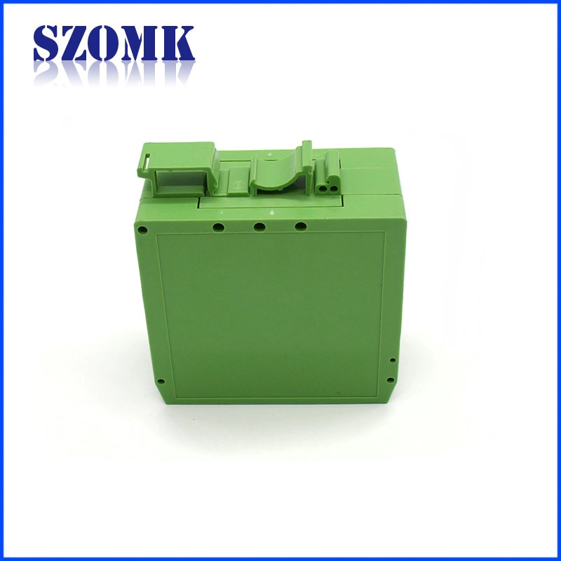 Scatola di plastica di elettronica di 80 * 85 * 40mm SZOMK per il contenitore di plastica Scatola di plastica di elettronica del contenitore di guida di binario DIN / AK-04-09