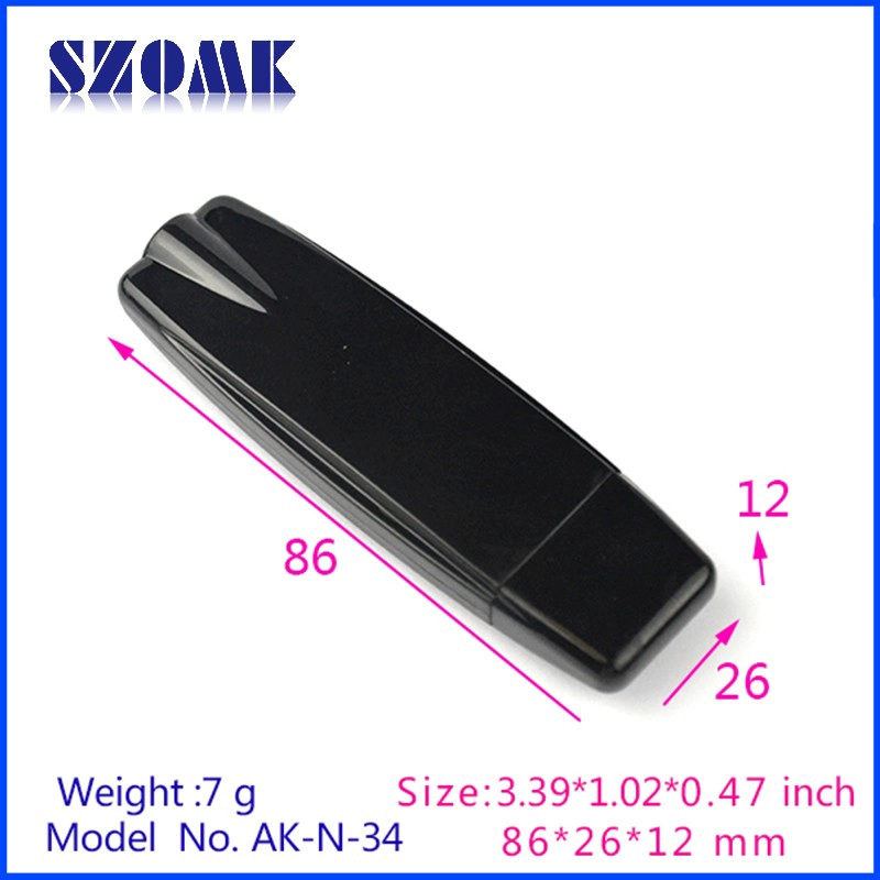 86x26x12mm Plastic ABS Junction enclosure from SZOMK for usb/ AK-N-34