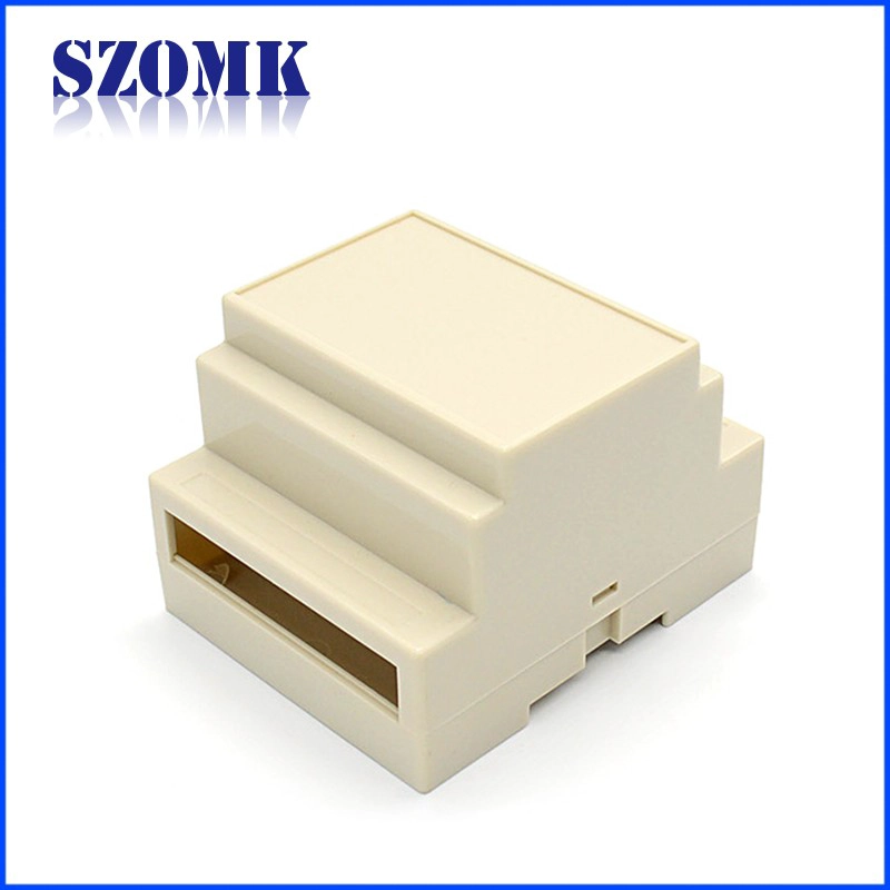 88*72*59mm Hot selling abs plastic din rail project box wall mount plastic housing case enclosure din rail junction box/AK-DR-03