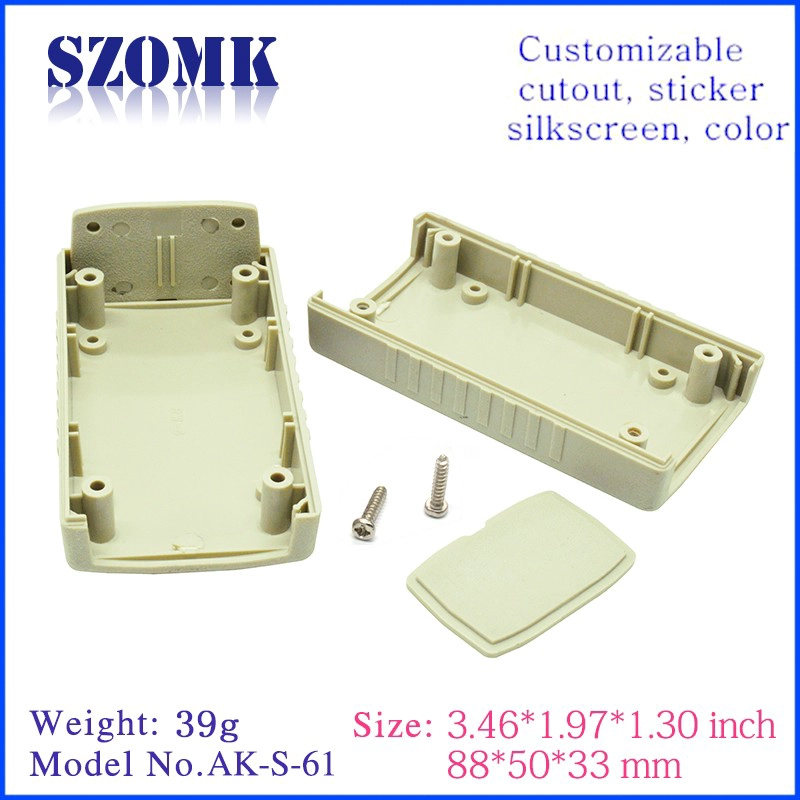 Custodia standard in plastica ABS SZOMK 88x50x33mm per pcb / AK-S-61