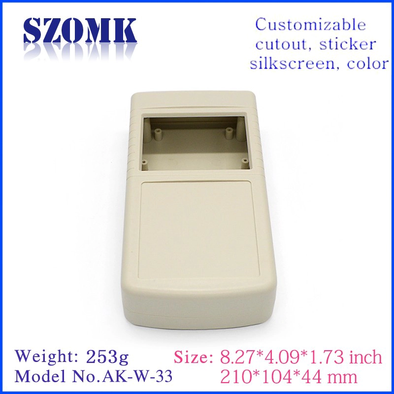 A lot szomk plastic wall mouting control abs enclosure plastic connector box junction box project case AK-W-33