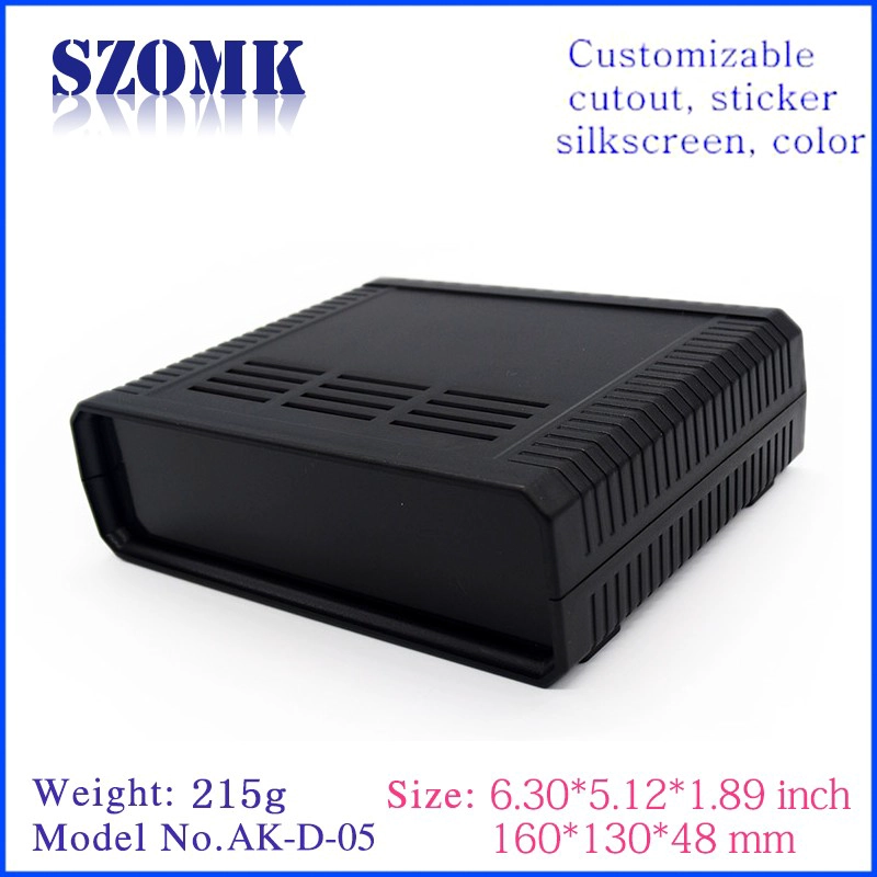 ABS Plastic Material Desktop Enclosure/ AK-D-05/ 160x130x48mm
