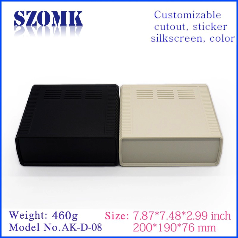 ABS Plastic Material Desktop Enclosure/ AK-D-08/ 200x190x76mm