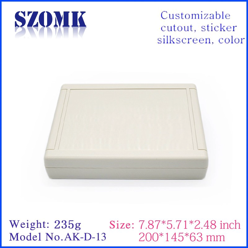 ABS Materiale Plastica Desktop Contenitore / AK-D-13 / 200x145x63mm