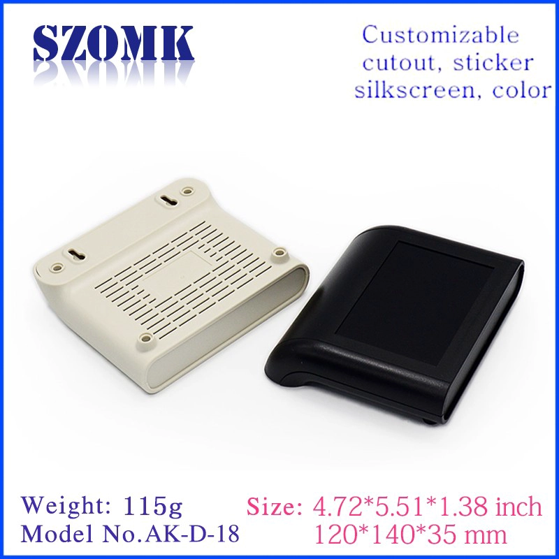 ABS Materiale Plastica Desktop Contenitore / AK-D-18 / 120x140x30mm
