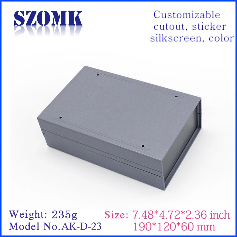 ABS Materiale Plastica Desktop Enclosure, AK-D-23,190x120x60mm