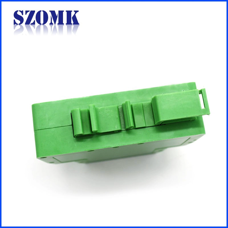 Nylon UL-94-V0 PA66 Cassette module combination housing Standard din rail type electrical Enclosure Industrial control box din rail junction box AK-DR-23/ 80*70*26mm