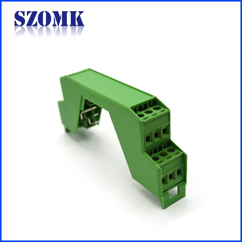 Nylon UL-94-V0 PA66 Cassette module combination housing Standard din rail type electrical Enclosure Industrial control box din rail junction box AK-DR-29 110*100*17mm