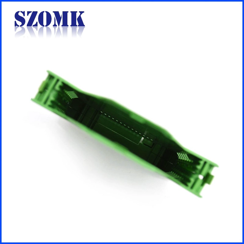 Nylon UL-94-V0 PA66 Cassette module combination housing Standard din rail type electrical Enclosure Industrial control box din rail junction box AK-DR-29 110*100*17mm