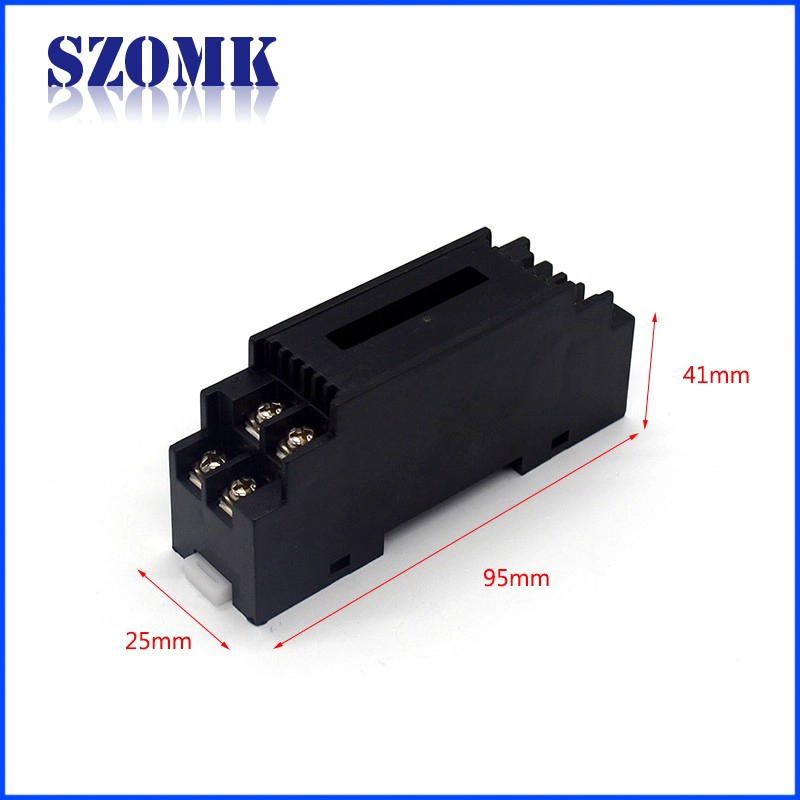 ABS Plastic Material Din Rail Enclosure/ AK-DR-33a/ 95*41*25mm