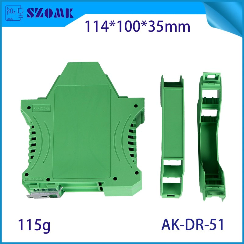 Accogliente di plastica a cabina elettronica alloggiamento della scatola elettronica per PCB AK-DR-51 114*100*35mm