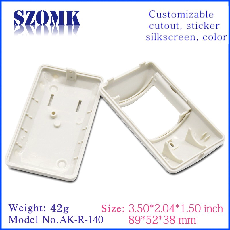 ABS-Kunststoff elektronische Infrarot-Sensor Gehäuse Szomk Box Gehäuse für Zugangskontrollsystem AK-R-140 89 * 52 * 38mm