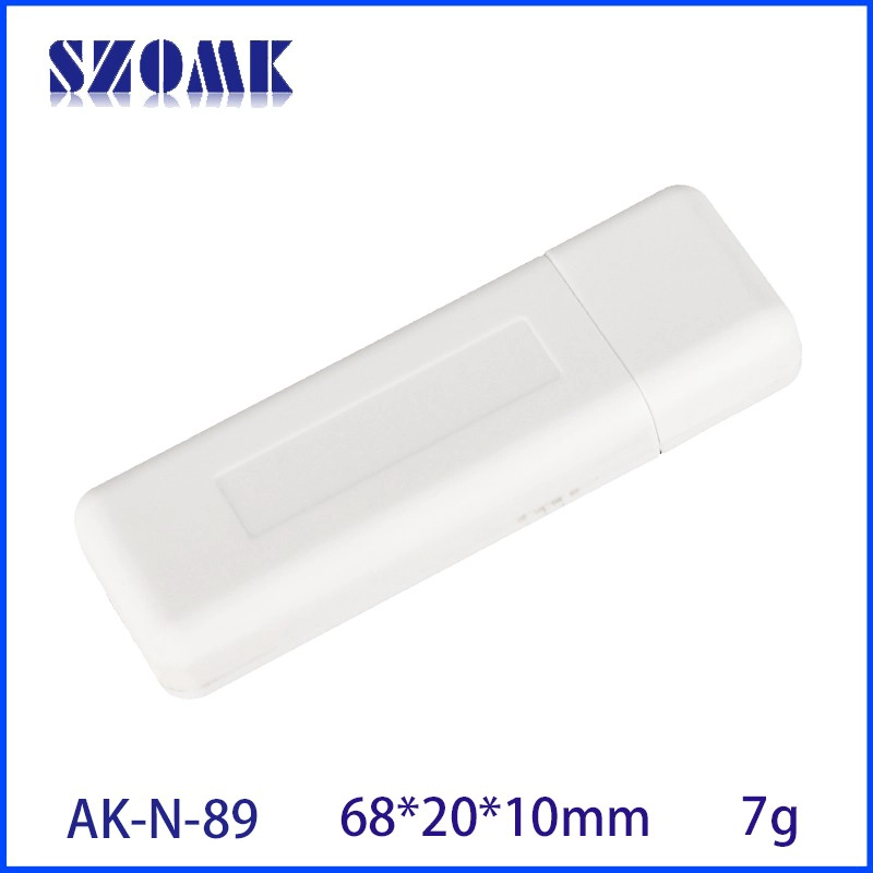 ABS Wireless USB闪存驱动器外壳USB卡封面无线WiFi通信设备USB接收外壳68*20*10mm