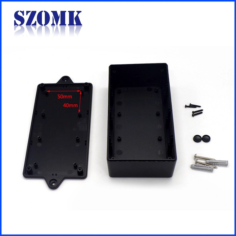 AK-W-08 plstic enclosure for DIY plastic DIY controller shell abs material plastic pcb enclosure for electronics junction box case connector abs housing