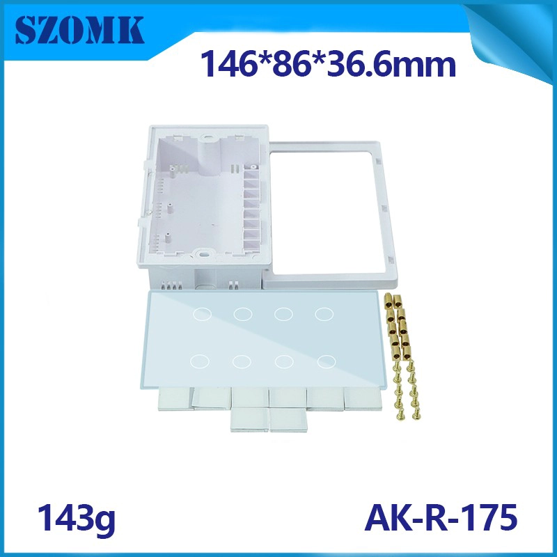 ABS注塑塑料电子外壳OEM盒电缆连接器接线盒模压外壳防尘AK-R-175