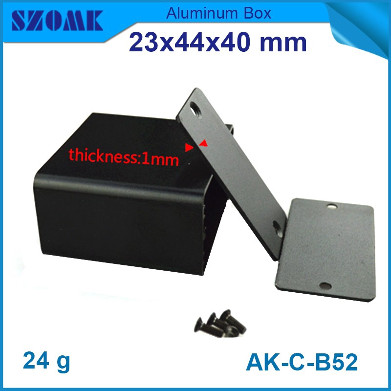 Aluminum box enclosure case diy pcb instrument box electronic project enclosure