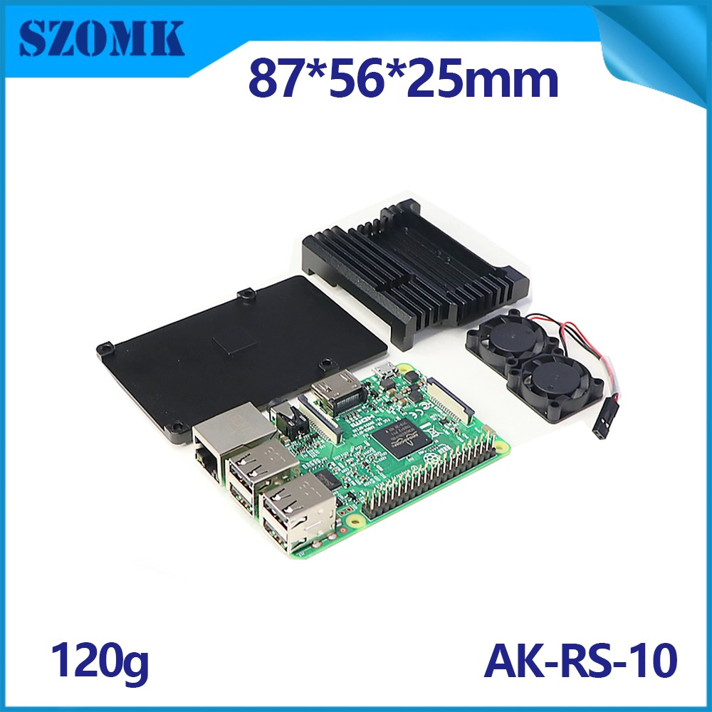 أفضل غرفة التبريد للتوت PI 4 Argon 3B+ CASE 3D تبريد ألومنيوم مخصص مع Dual Zero RPI GPI Bundle Aluminium AK-RS-10