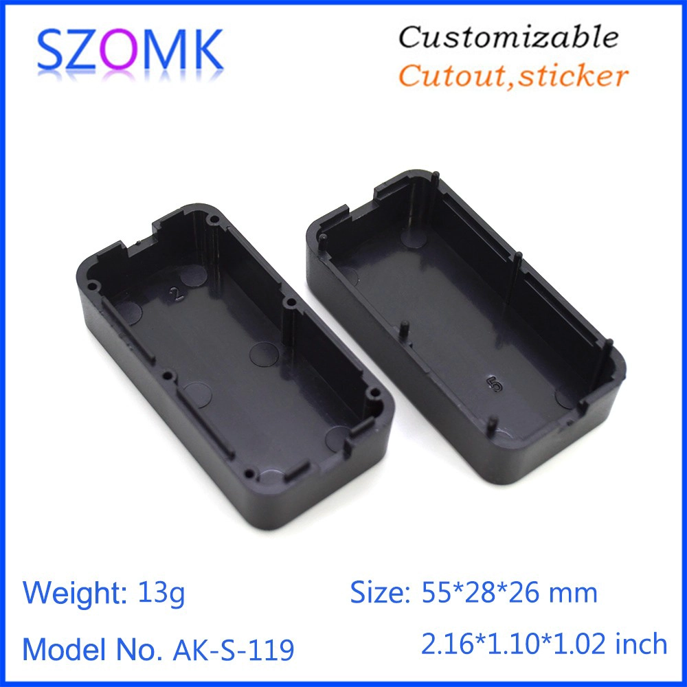 China 55 X 28 X 26 mm abs junction terminal blocks custom plastic enclosure factory
