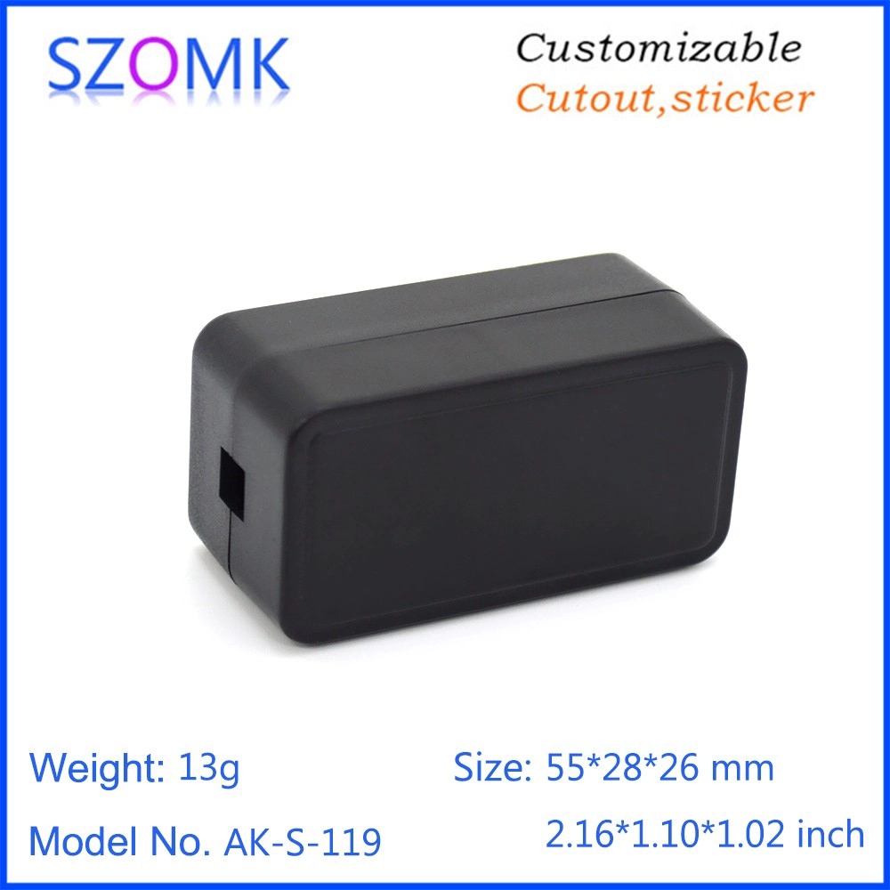 China 55 X 28 X 26 mm abs junction terminal blocks custom plastic enclosure factory