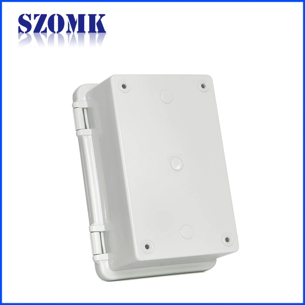 China ABS plastic 150X100X72mm IP65 hinge cover waterproof box manufacture/AK-01-29