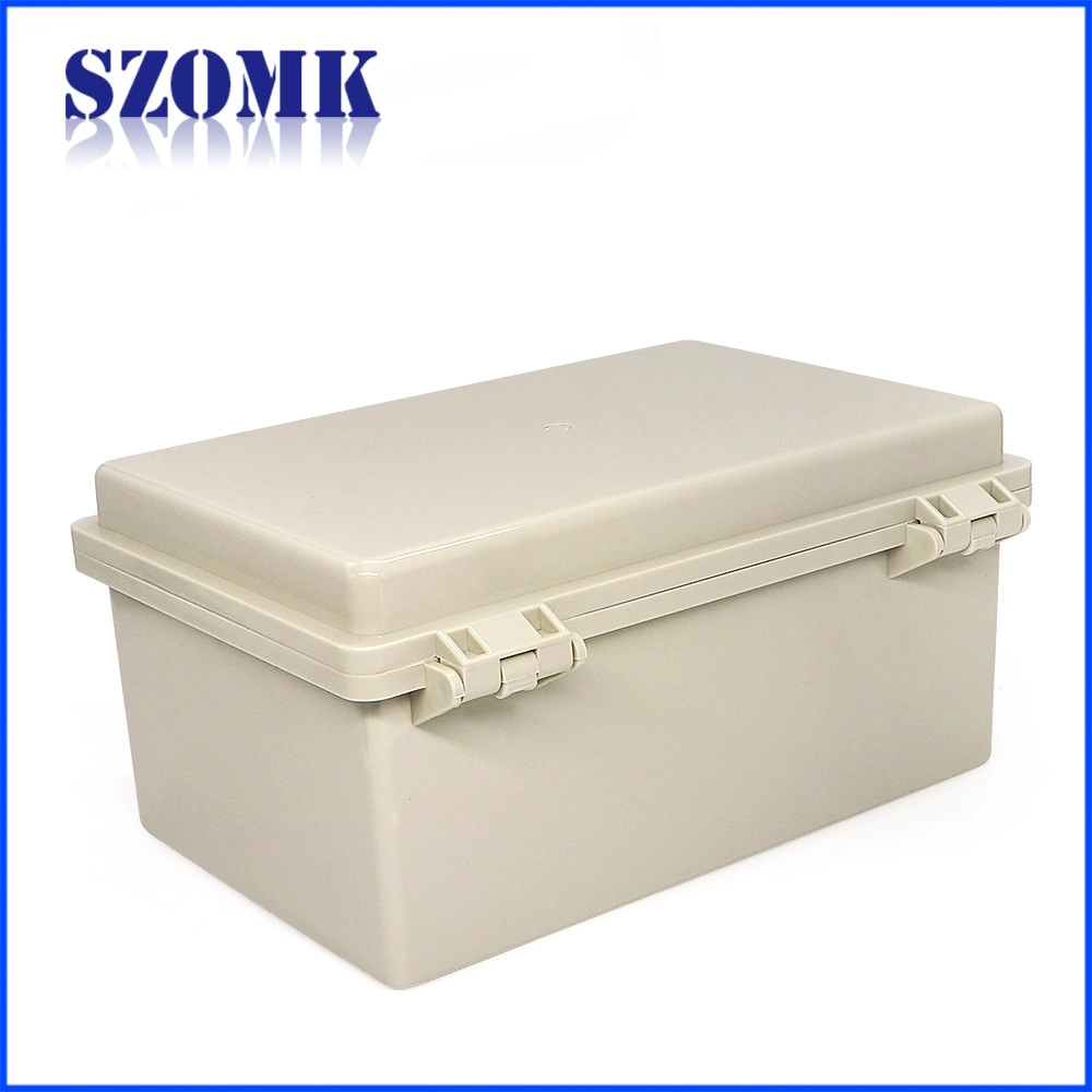China abs plastic IP65 waterproof hinge cover type 290X190X140mm project box supply/AK-B-F52C