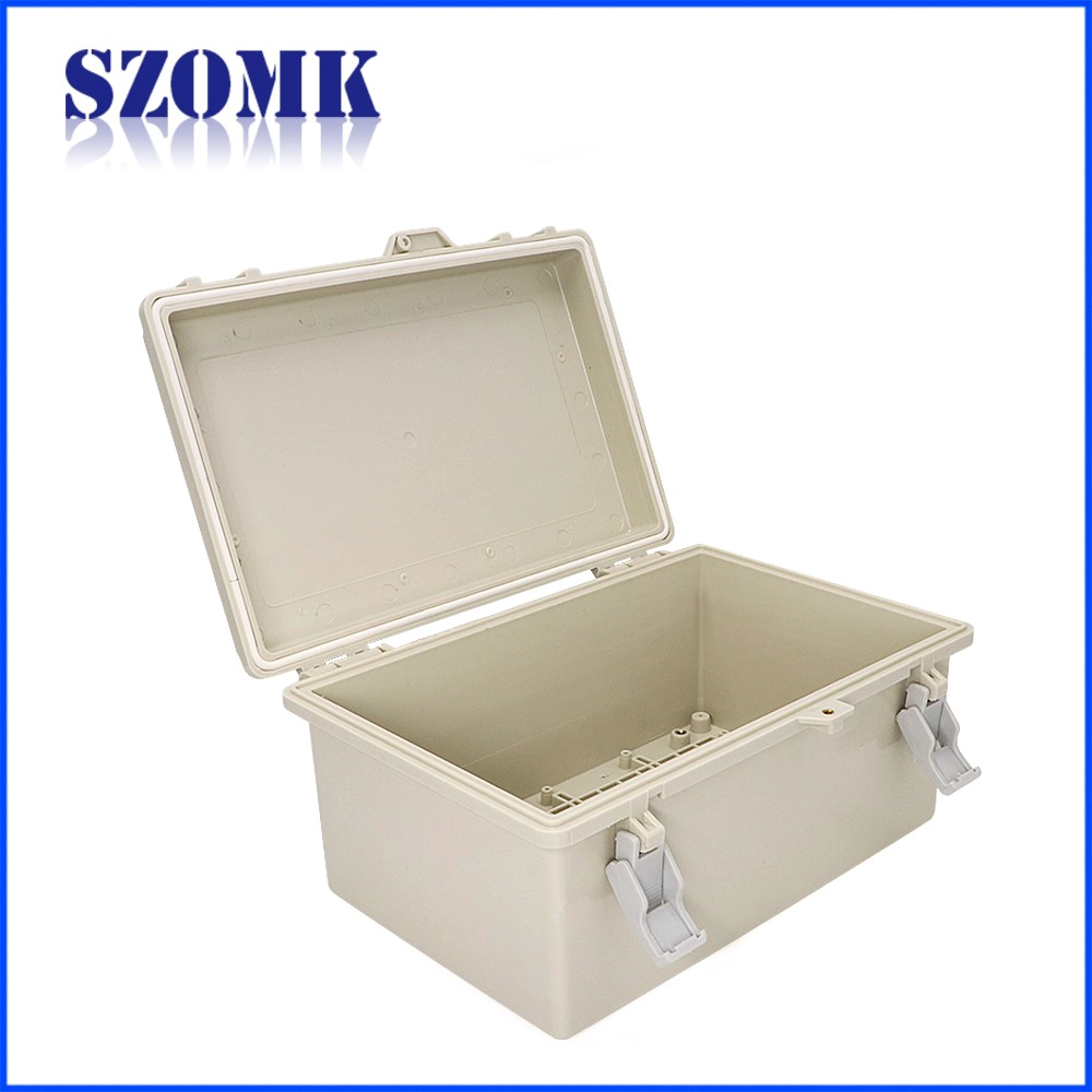 China abs plastic IP65 waterproof hinge cover type 290X190X140mm project box supply/AK-B-F52C
