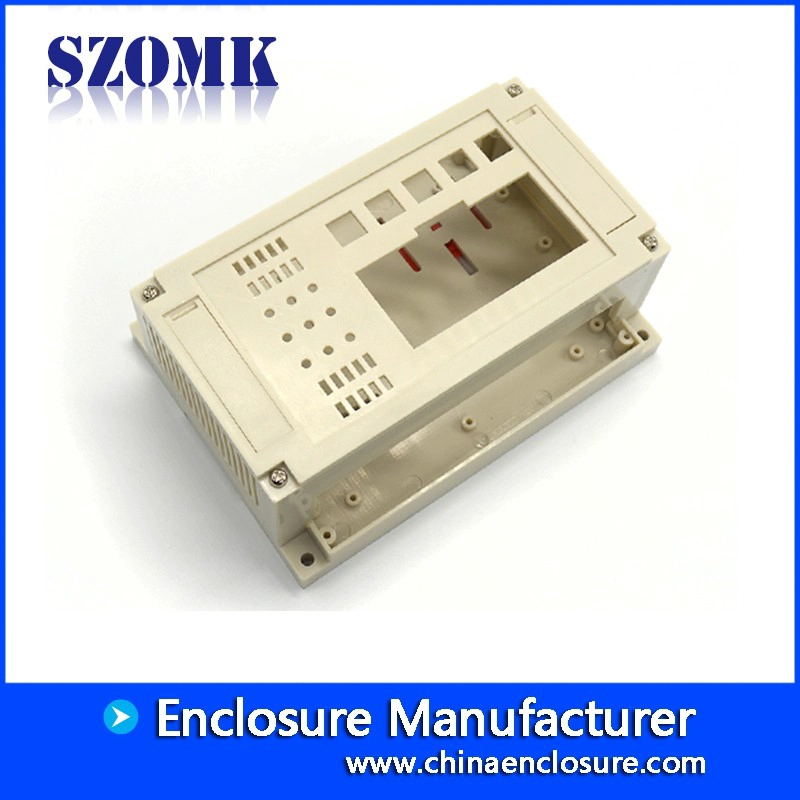 China factory plastic din rail housing manufacture from SZOMK AK-P-12a 155*110*60mm