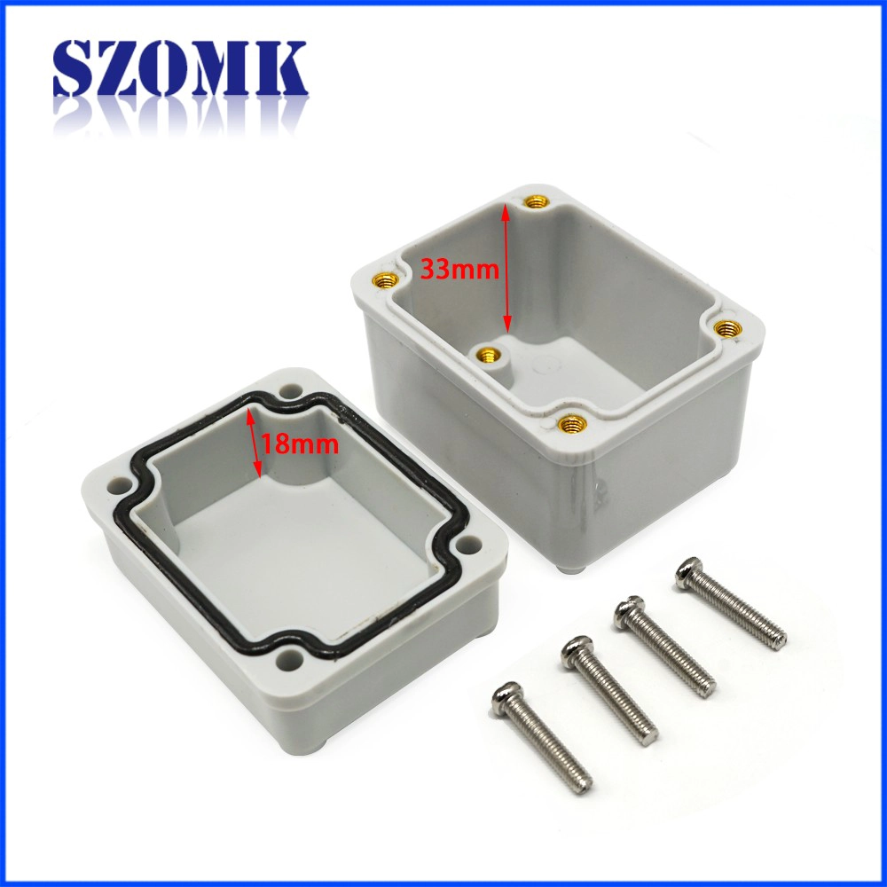 China high quality abs IP66 65X50X55mm pcb plastic waterproof junction box supply/AK-AG-2