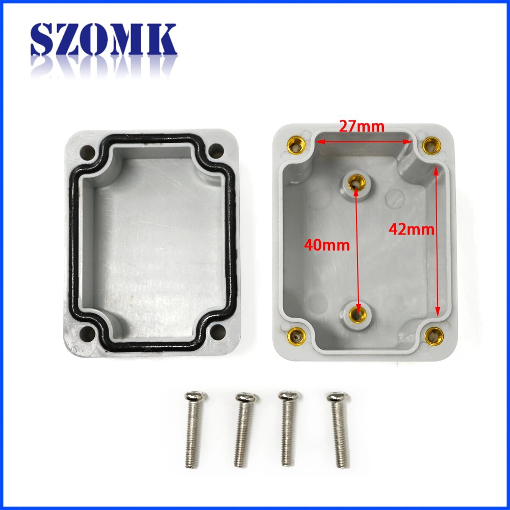 China high quality abs IP66 65X50X55mm pcb plastic waterproof junction box supply/AK-AG-2