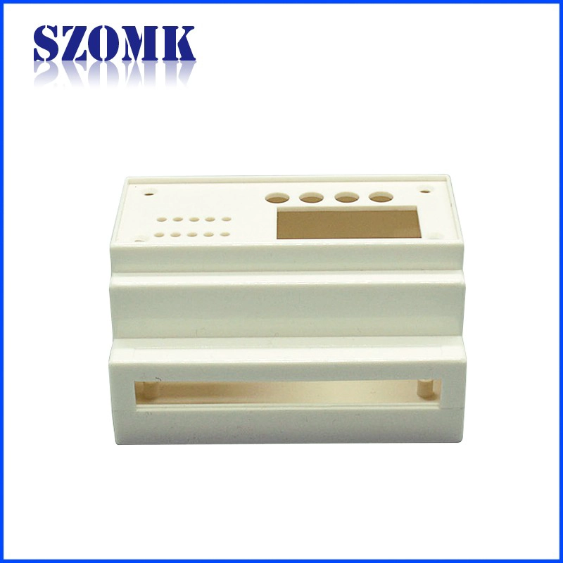 China hot sale abs plastic din rail junction enclosure supply AK-DR-04a 107 * 88 * 59mm