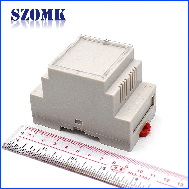 China hot sale abs plastic din rail junction enclosure supply AK-DR-40 87*60*52mm