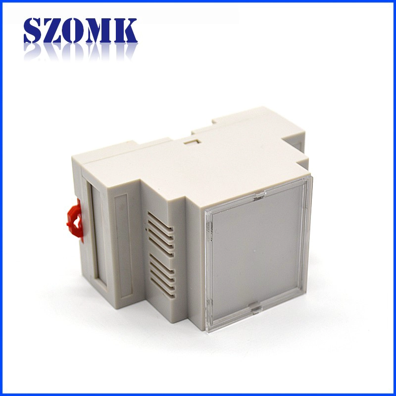 China hot sale abs plastic din rail junction enclosure supply AK-DR-40 87*60*52mm