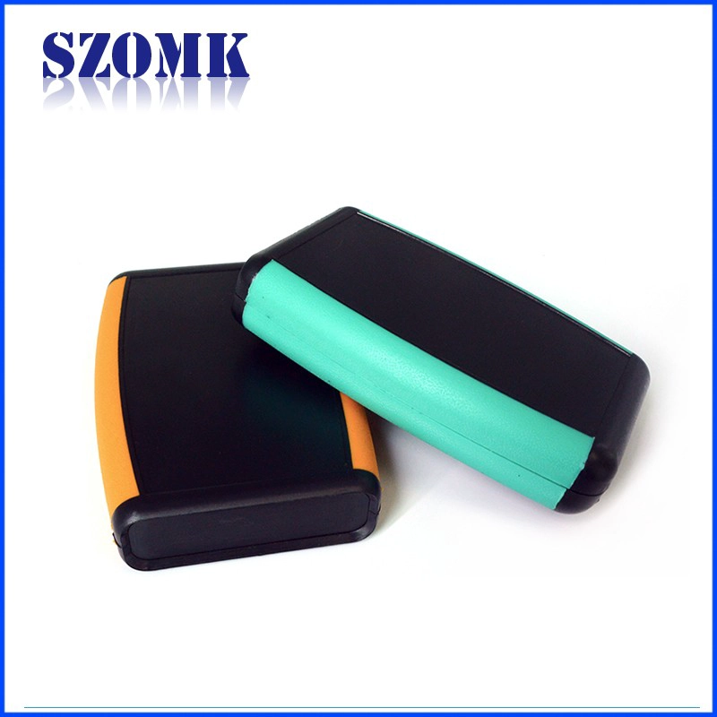 China hot sale high quality 117X79X24mm handheld abs plastic with battey holder enclosure supply/AK-H-07a
