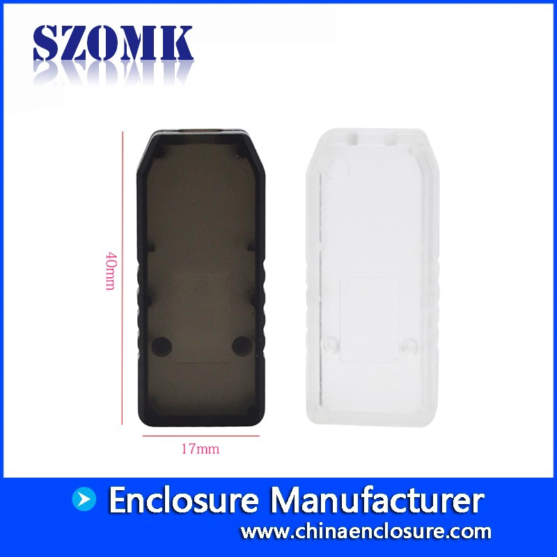 China hot sale small plastic electronics usb enclosure junction boxes AK-S-27a 40x17x10mm