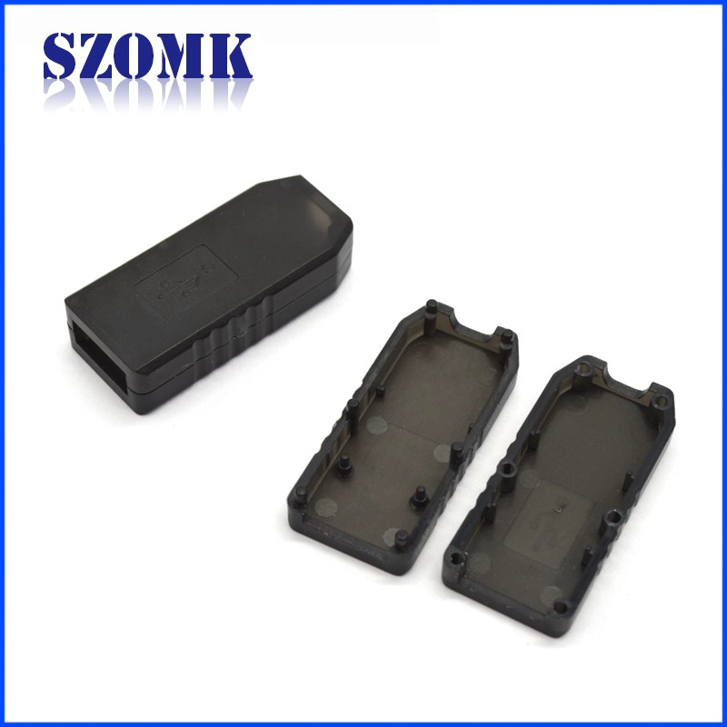 China hot sale small plastic electronics usb enclosure junction boxes AK-S-27a 40x17x10mm