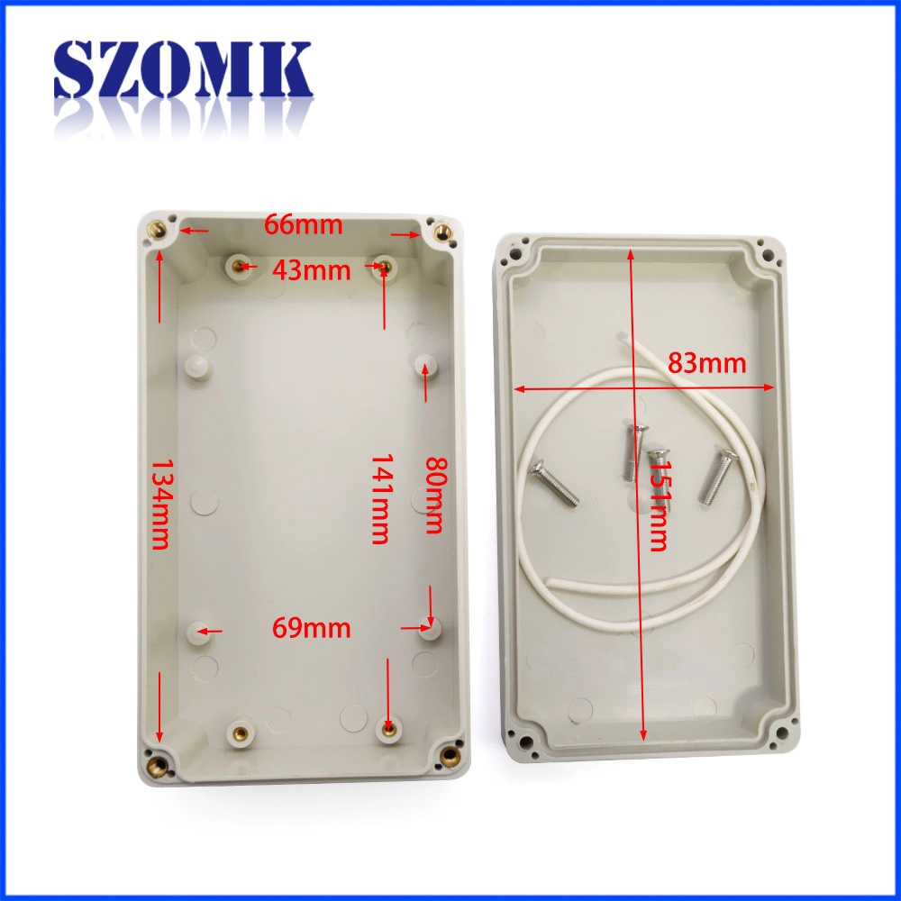 China supplier IP65 outdoor electrical junction box for electronics AK-B-10 150*90*48mm