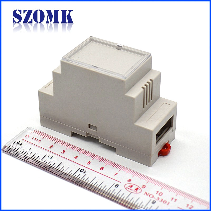 Cost-effective din rail project box szomk diy electronic plastic case AK-DR-39 87*60*35mm