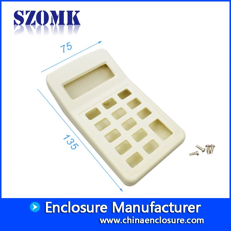 Custom ABS Plastic Enclosure Portable Handheld Casing Box AK-H-50/135*75*20 mm