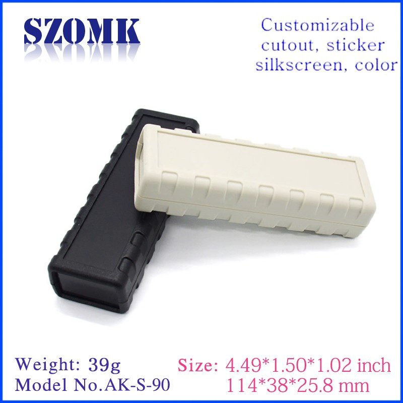 Guangdong high quality electronic abs plastic standard 114X38X25.8mm enclosure supply/AK-S-90