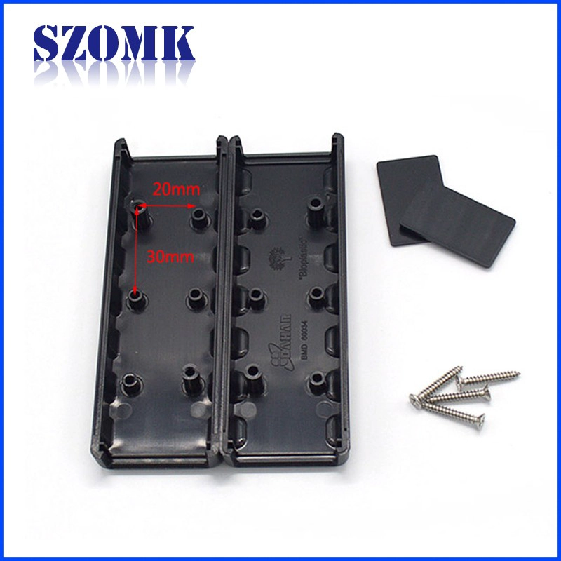Guangdong high quality electronic abs plastic standard 114X38X25.8mm enclosure supply/AK-S-90