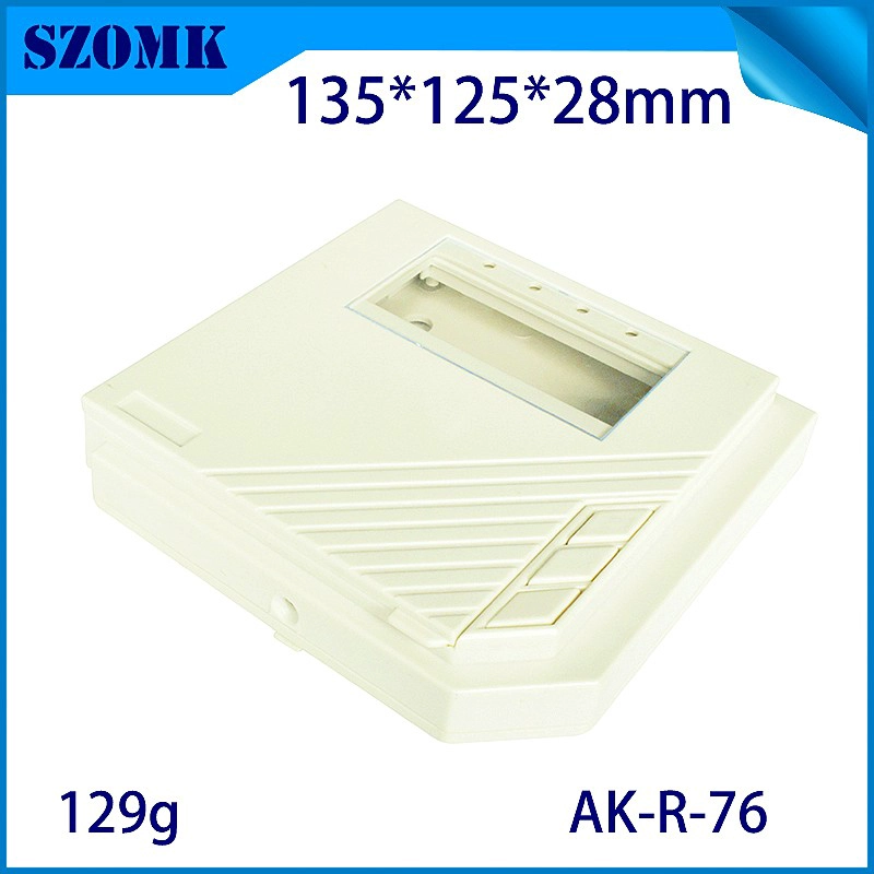 Custom industrial plastic enclosure with lcd display maufacture plastic access control enclosure with 28*125*135mm