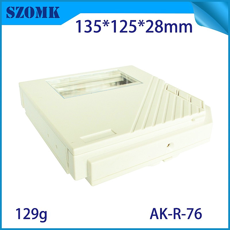 Custom industrial plastic enclosure with lcd display maufacture plastic access control enclosure with 28*125*135mm
