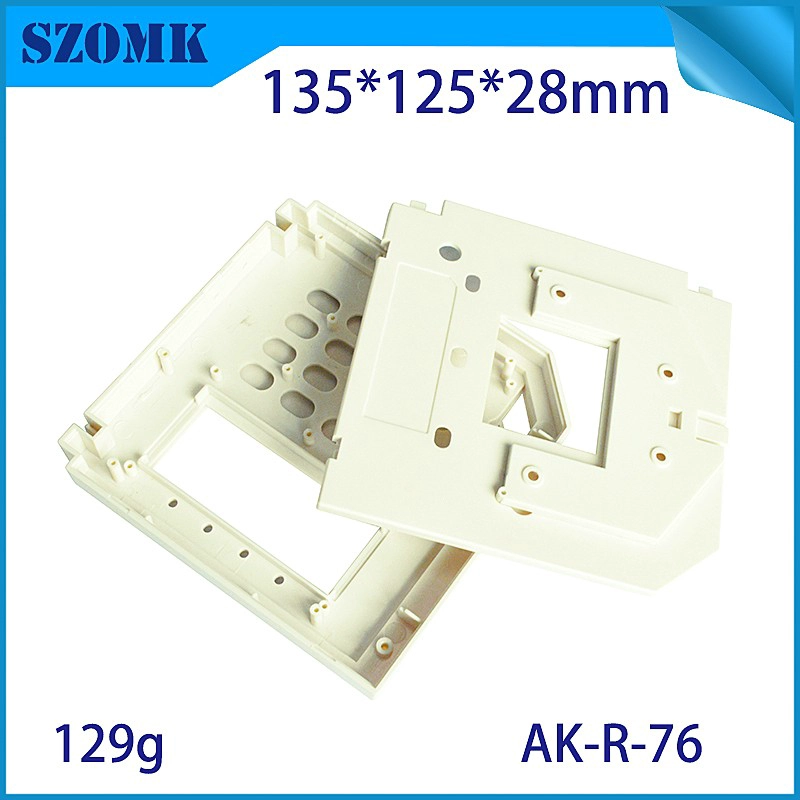 Custom industrial plastic enclosure with lcd display maufacture plastic access control enclosure with 28*125*135mm