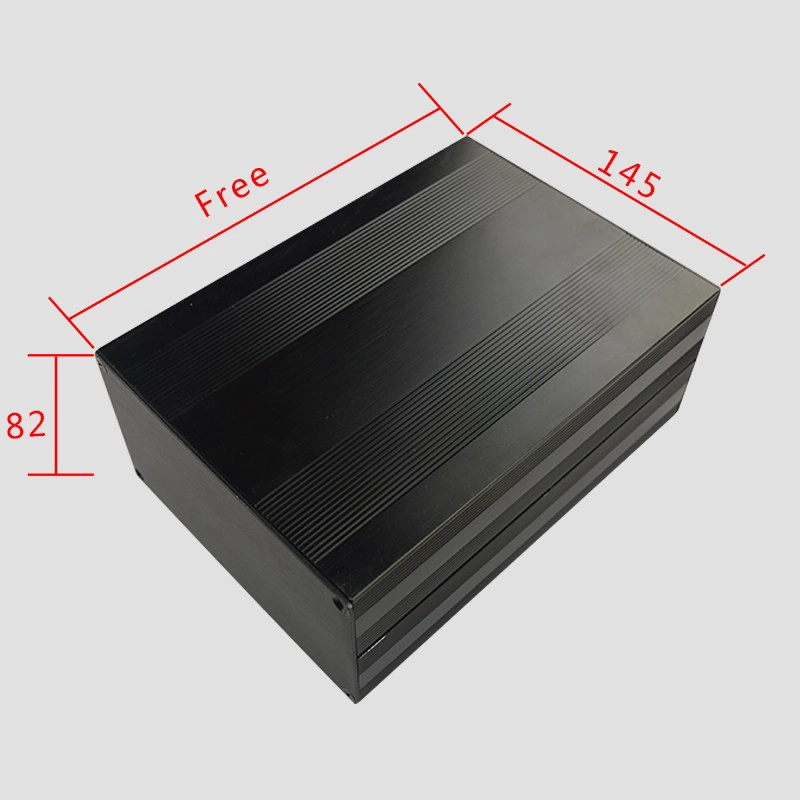 Customized aluminum box wall mounting PCB board enclosure for industrial use AK-C-C24 82*145*200mm